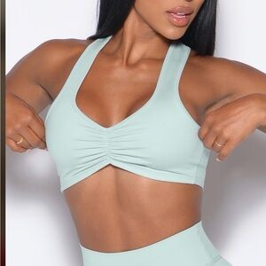 Bombshell Sportswear Scrunch Tank Bra Mist